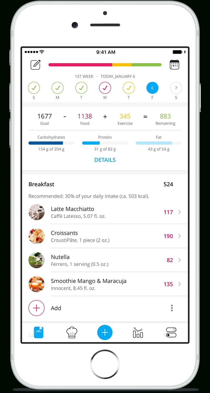 Free Calorie Counter App For Your Iphone & Ipad Yazio