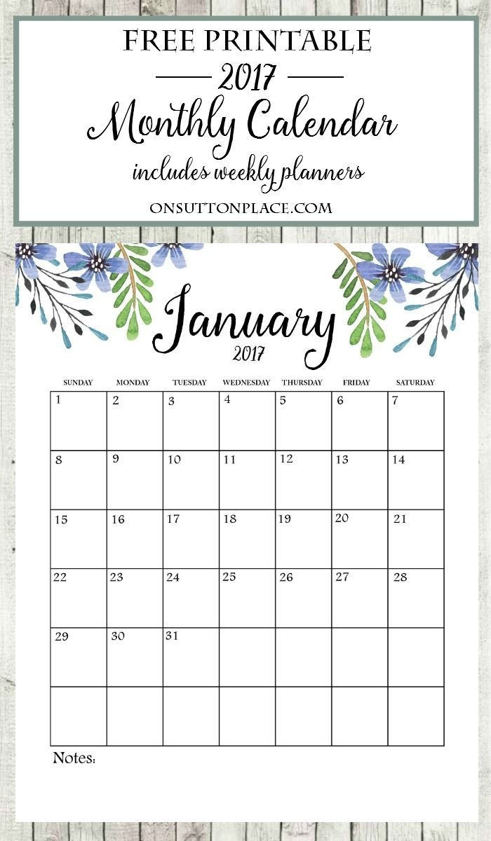 free floral 2020 printable calendar | free printable