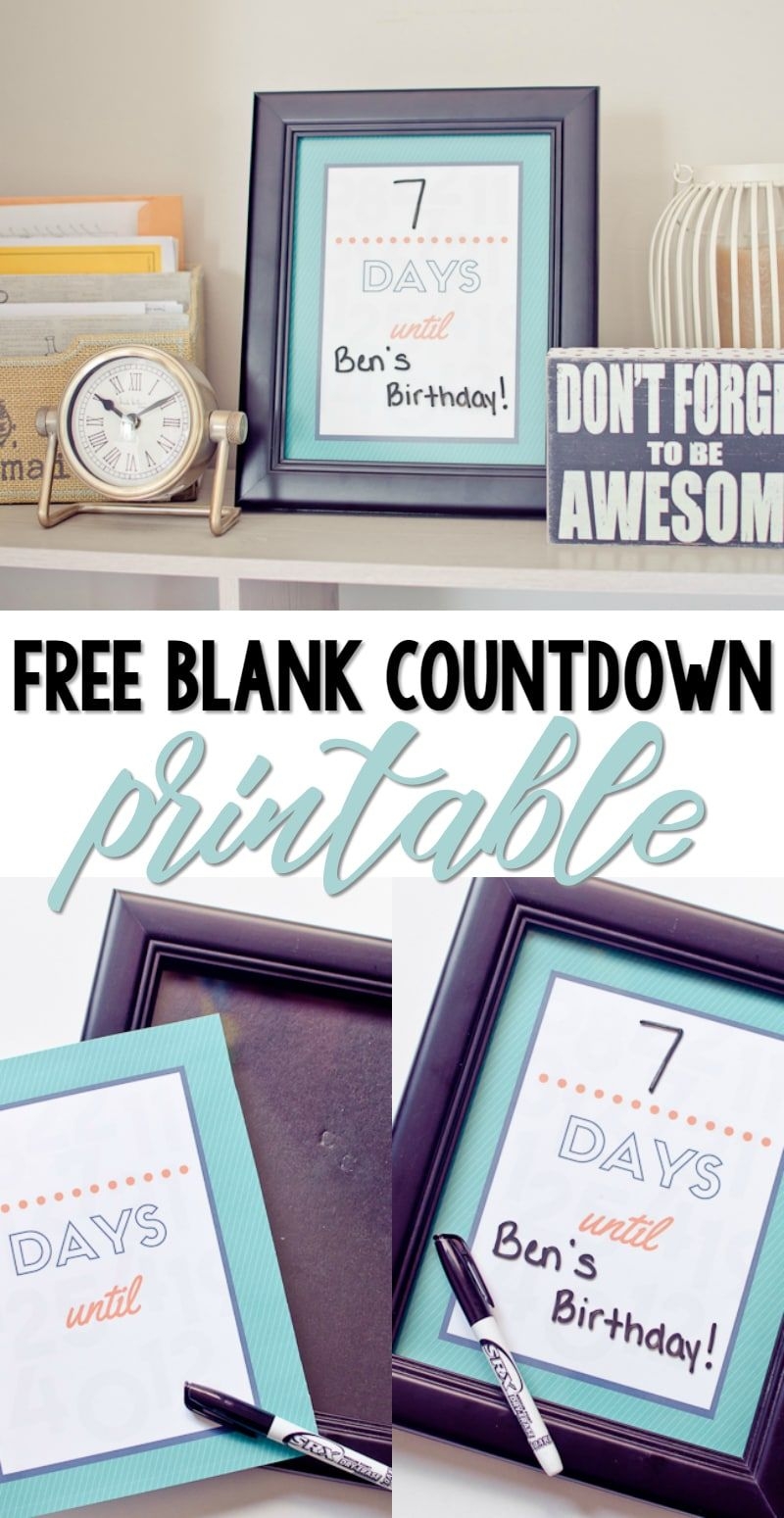 free printable blank countdown a grande life