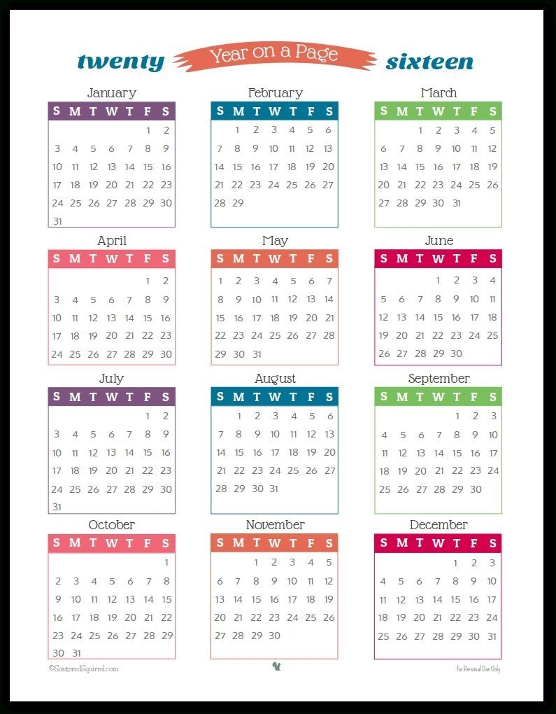 Free Printable Calendars 5 1/2 X 8 1/2 In 2020 | Calendar