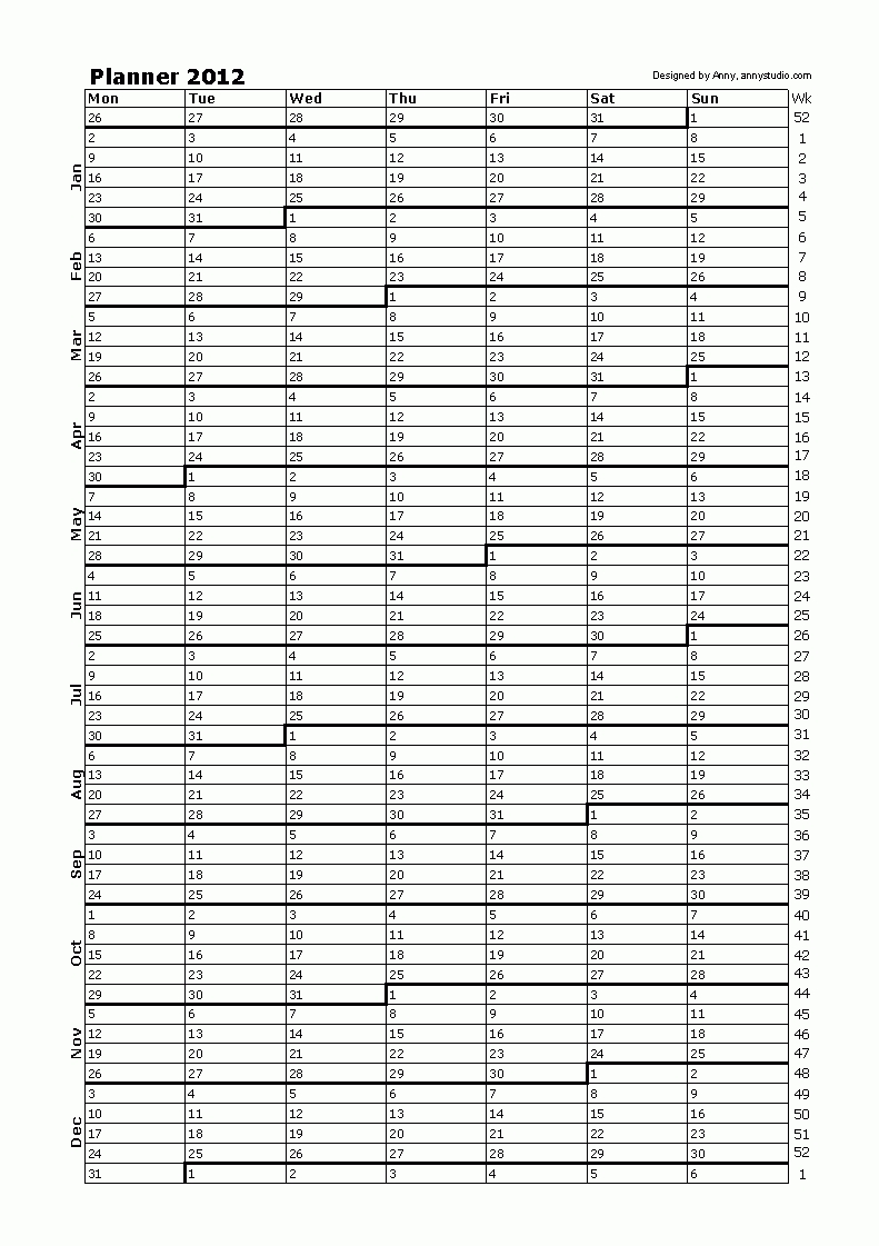 free printable calendars and planners for 2020 and past years