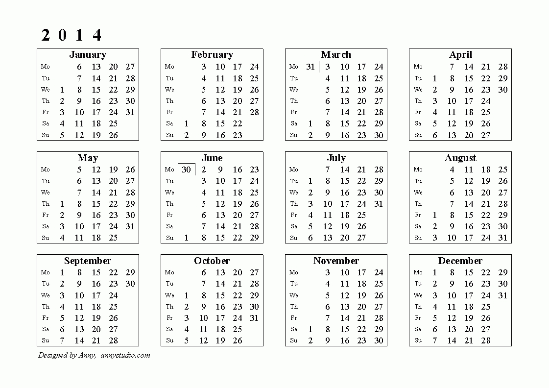 Free Printable Calendars And Planners For 2020 And Past Years