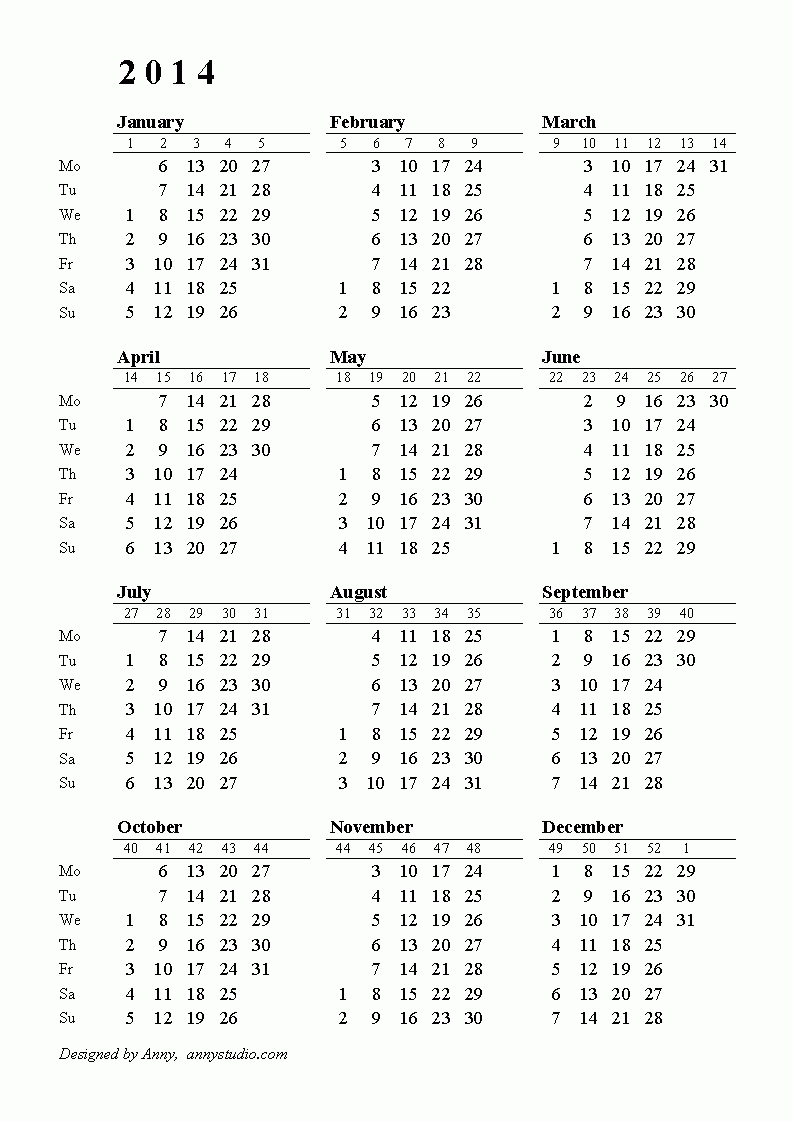 Free Printable Calendars And Planners For 2020 And Past Years