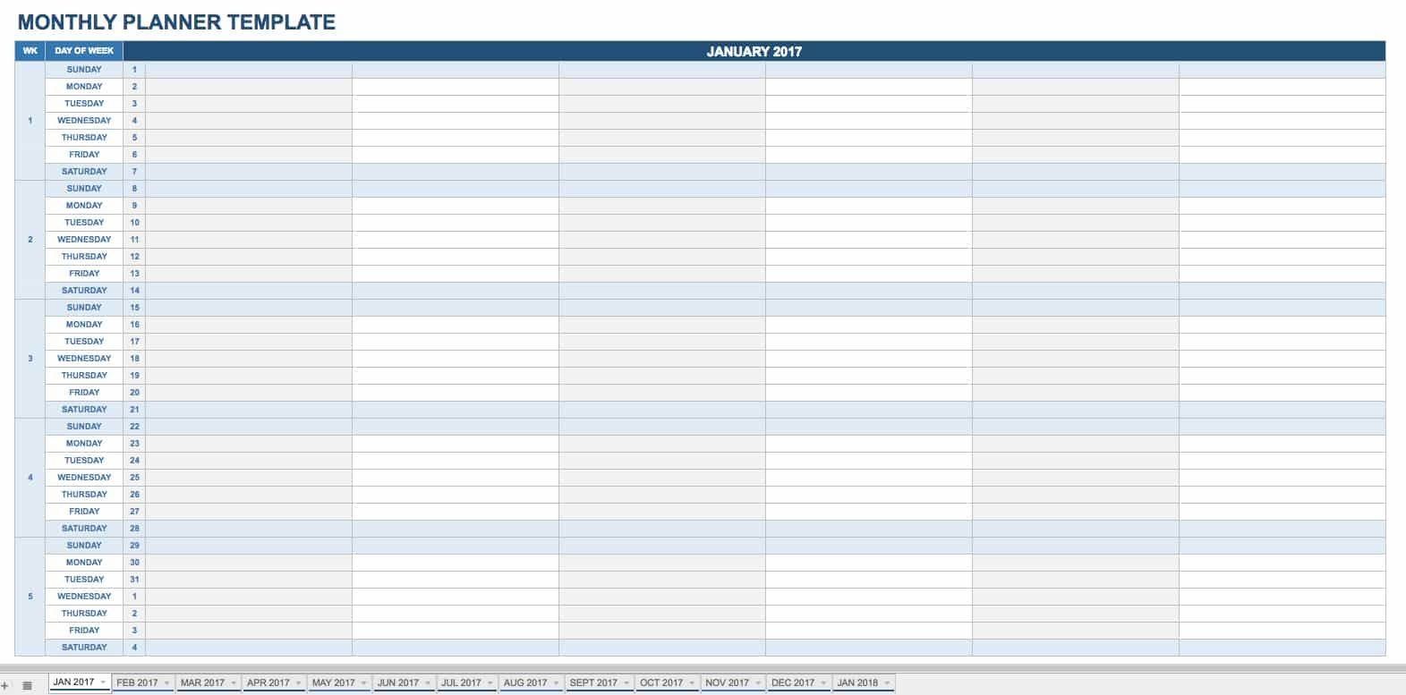 Google Day Planner 15 Minute Increments Example Calendar Printable