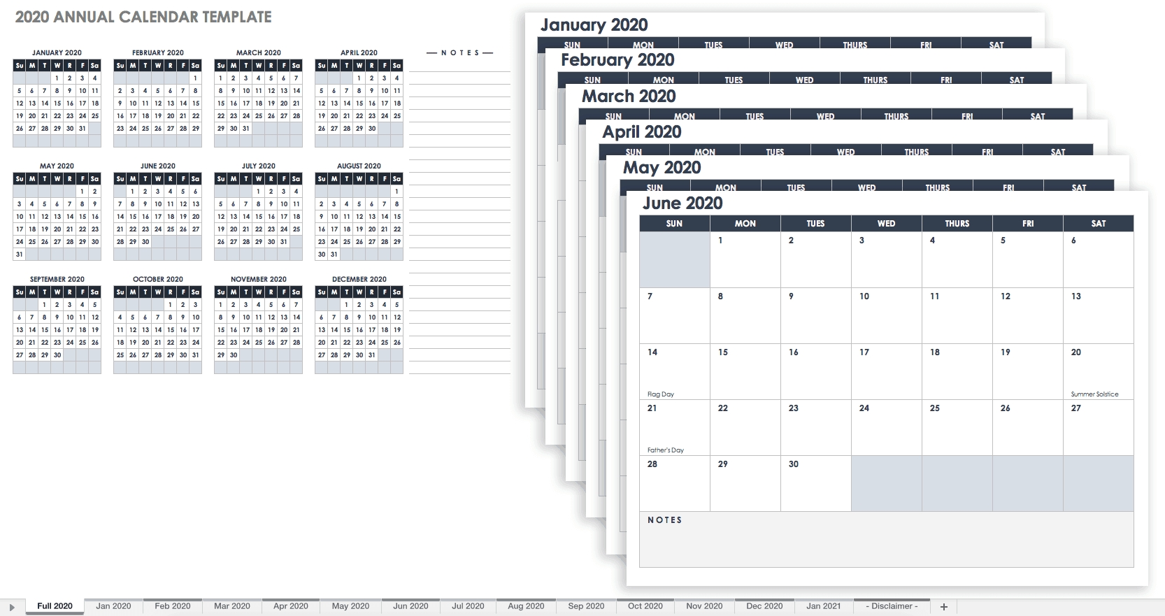 Free, Printable Excel Calendar Templates For 2019 & On