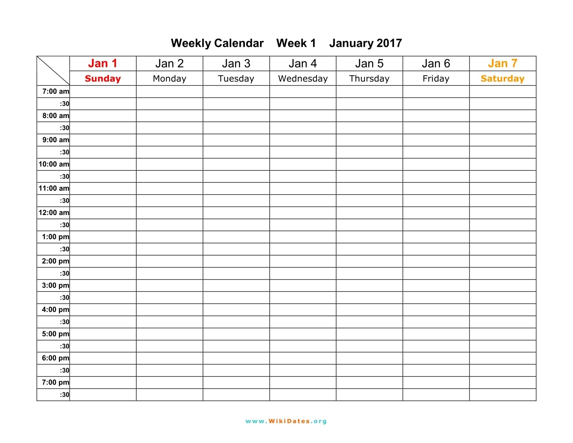 Free Weekly Schedule Template For Work Calendar 2 Excel Free