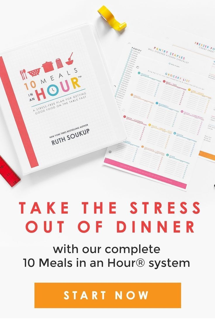 get dinner on the table every single night in less than 30