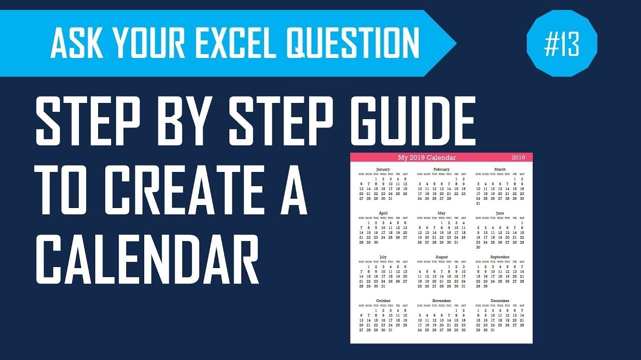 Highlight Events, Weekends And Holidays On Calendar In Excel