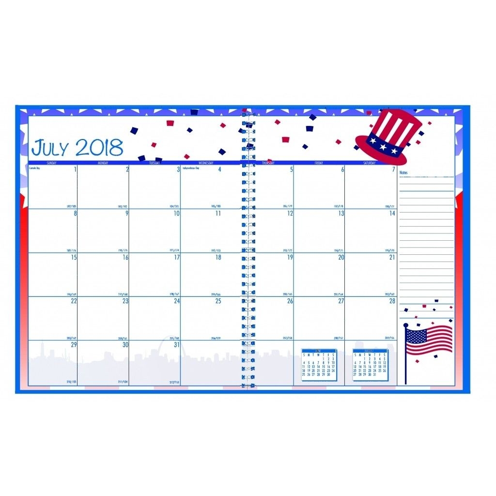House Of Doolittle Hod239508 Monthly Calendar Planner, Academic, Seasons & Holidays, Blue Cover, 7" X 10", 2021, Ea