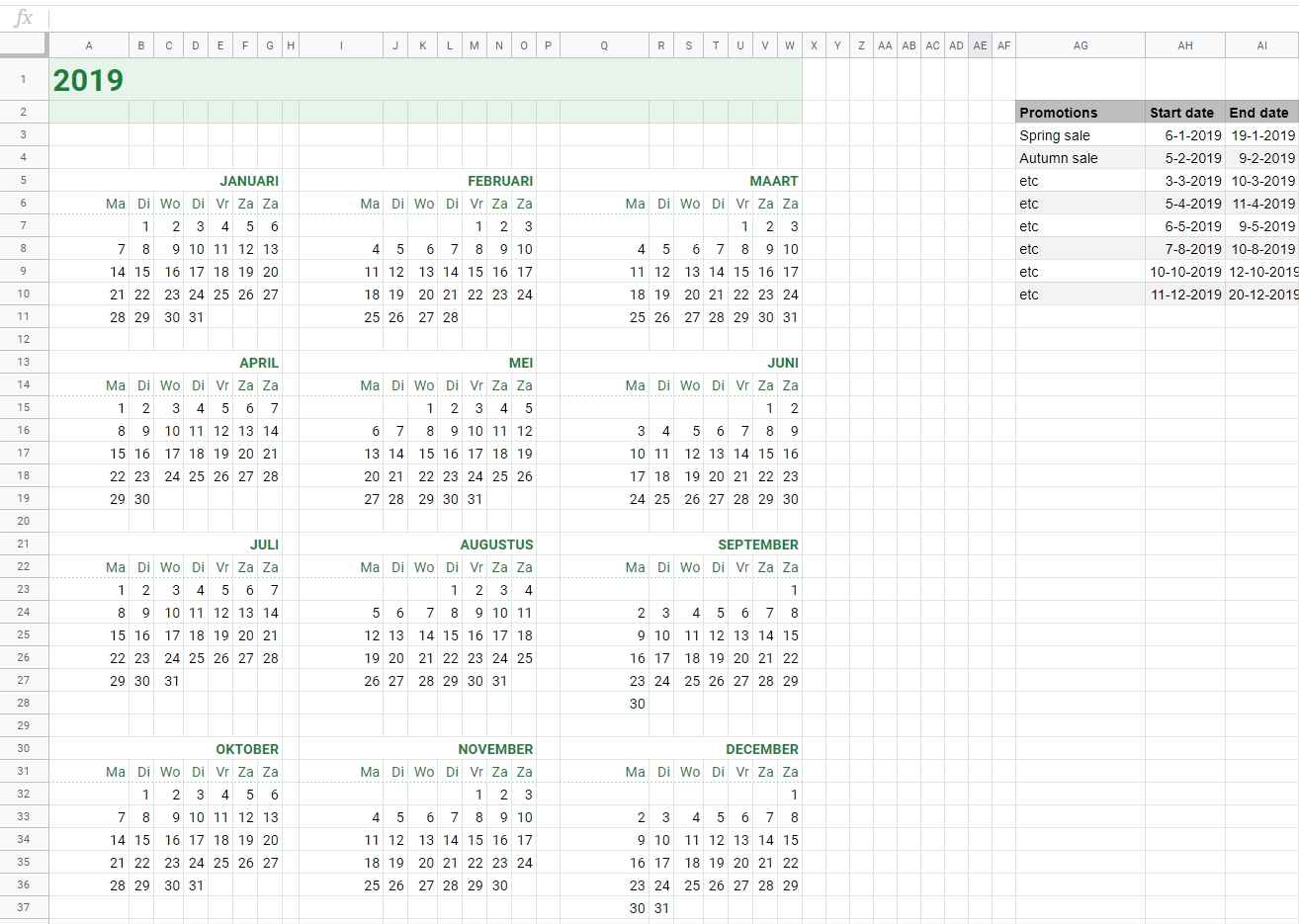 how can i highlight dates in a calendar view that are