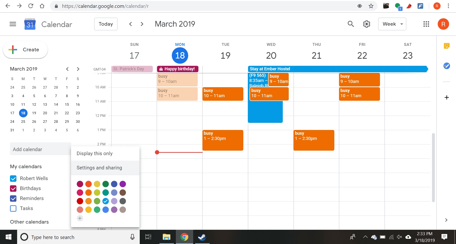 how to copy google calendar events to another google calendar