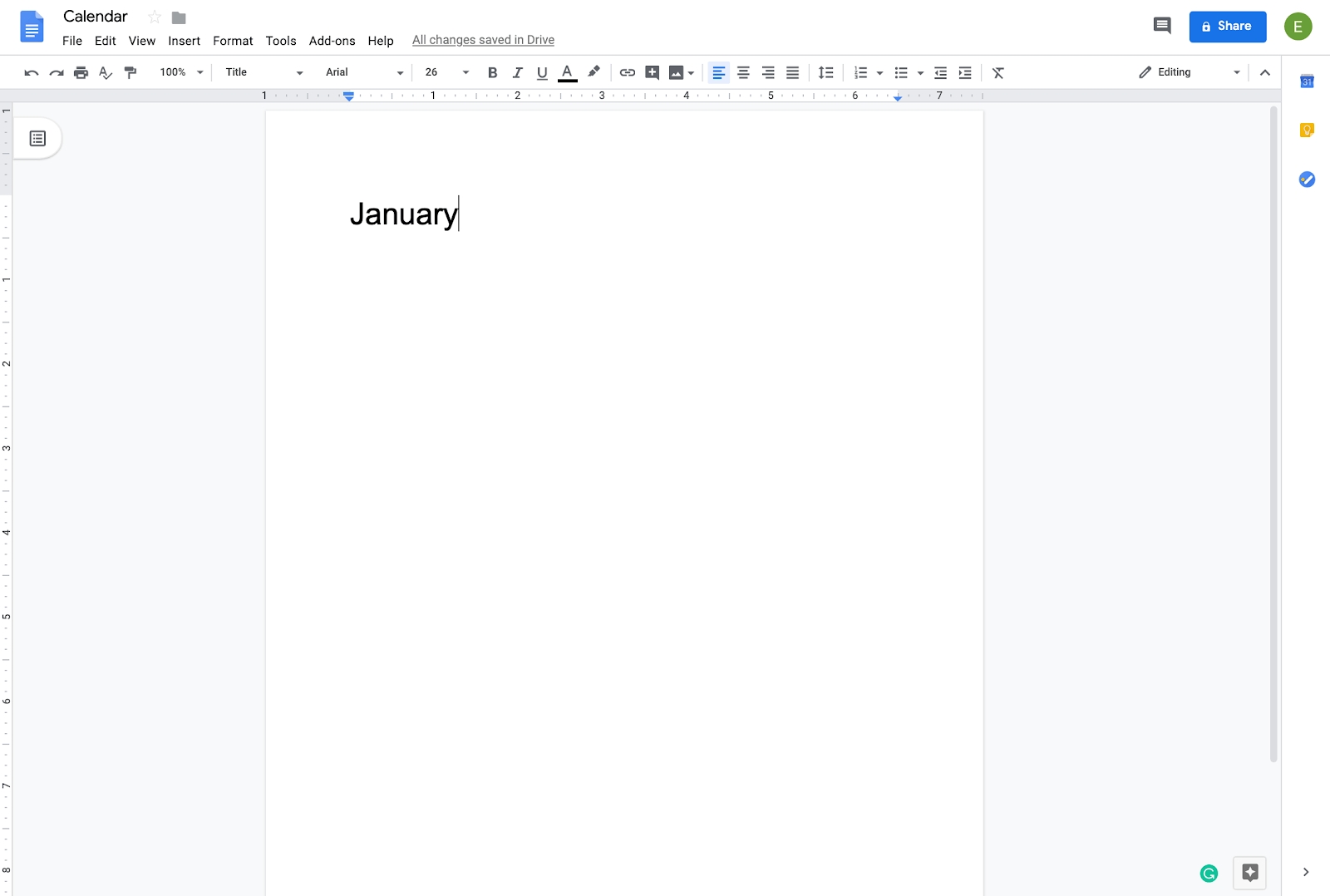 how to create a calendar in google docs | copper