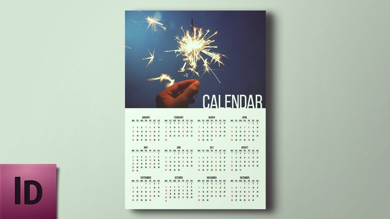 How To Create A Professional Calendar In Photoshop Youtube