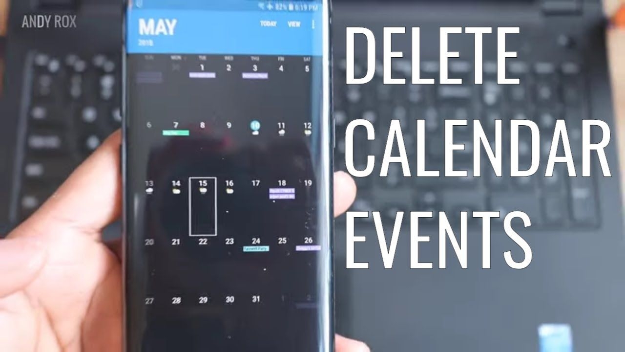 How To Delete Calendar Events On Android