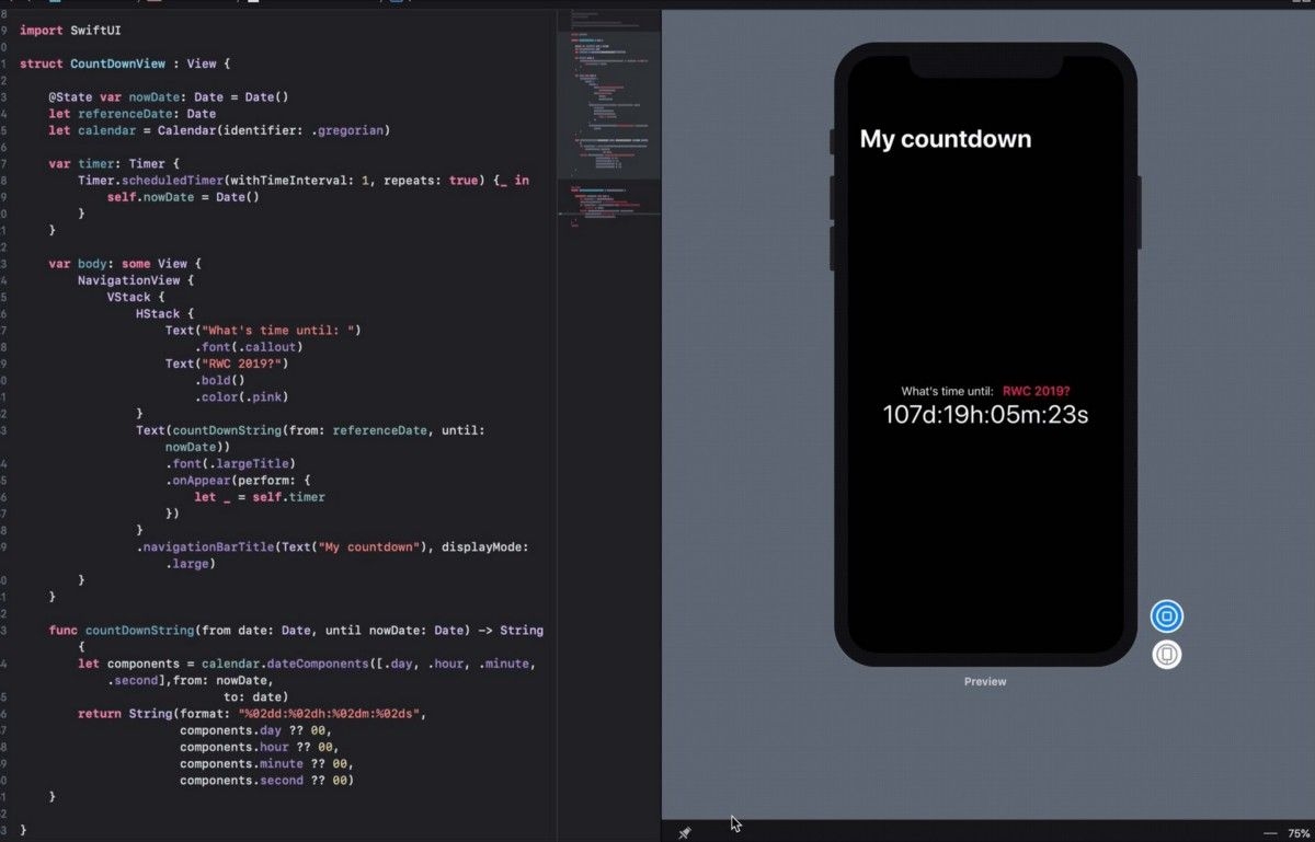 How To Make A Simple Countdown Timer With Swiftui |