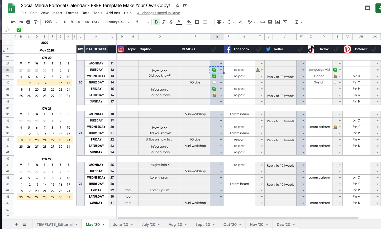 how to plan your social media in 2020 as an individual or