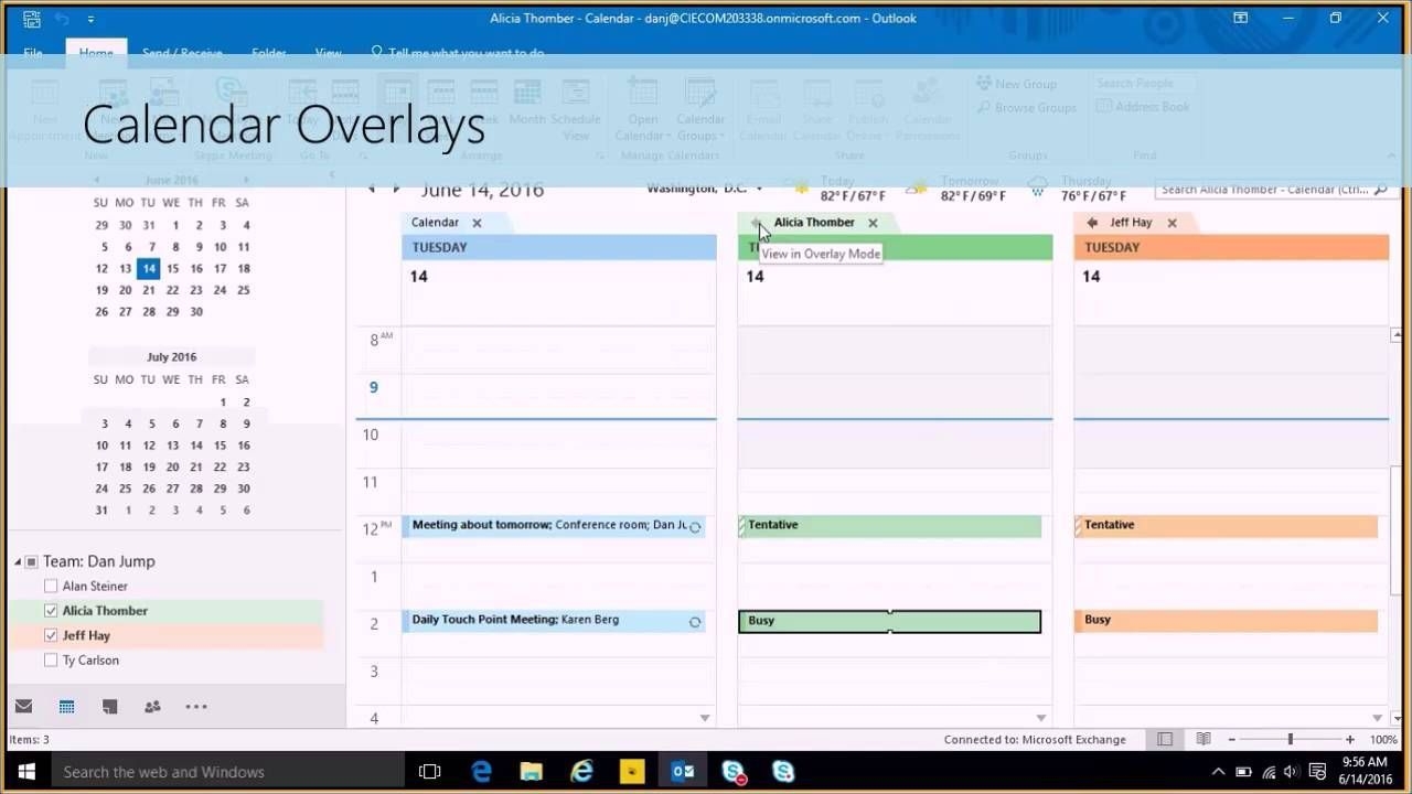 how to: use the outlook 2016 calendar | outlook calendar