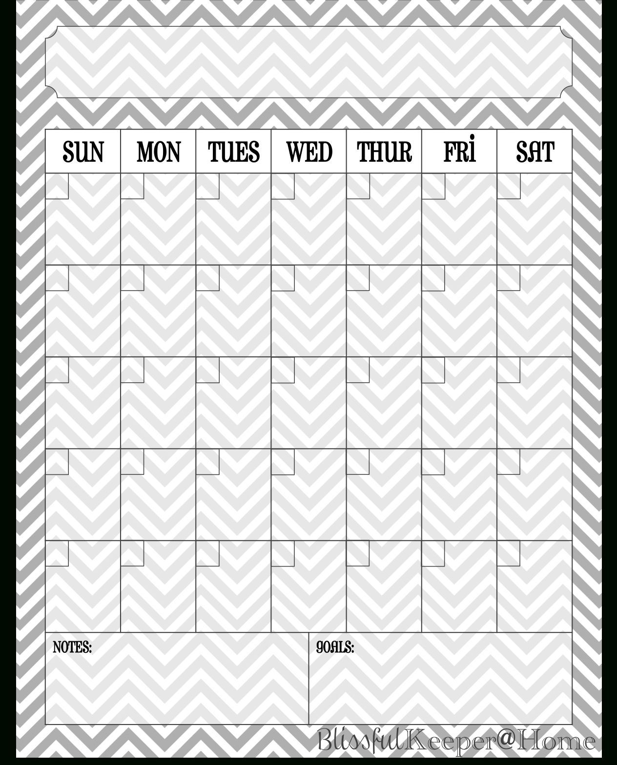 Incredible 8 X 10 Blank Calendar In 2020 | Calendar