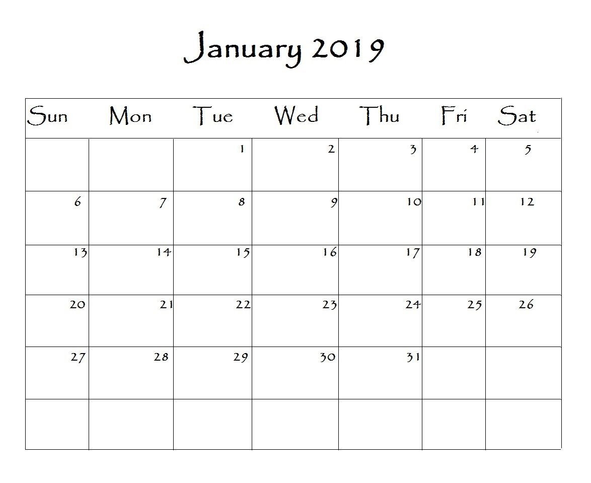 january 2019 calendar word | print calendar, calendar word