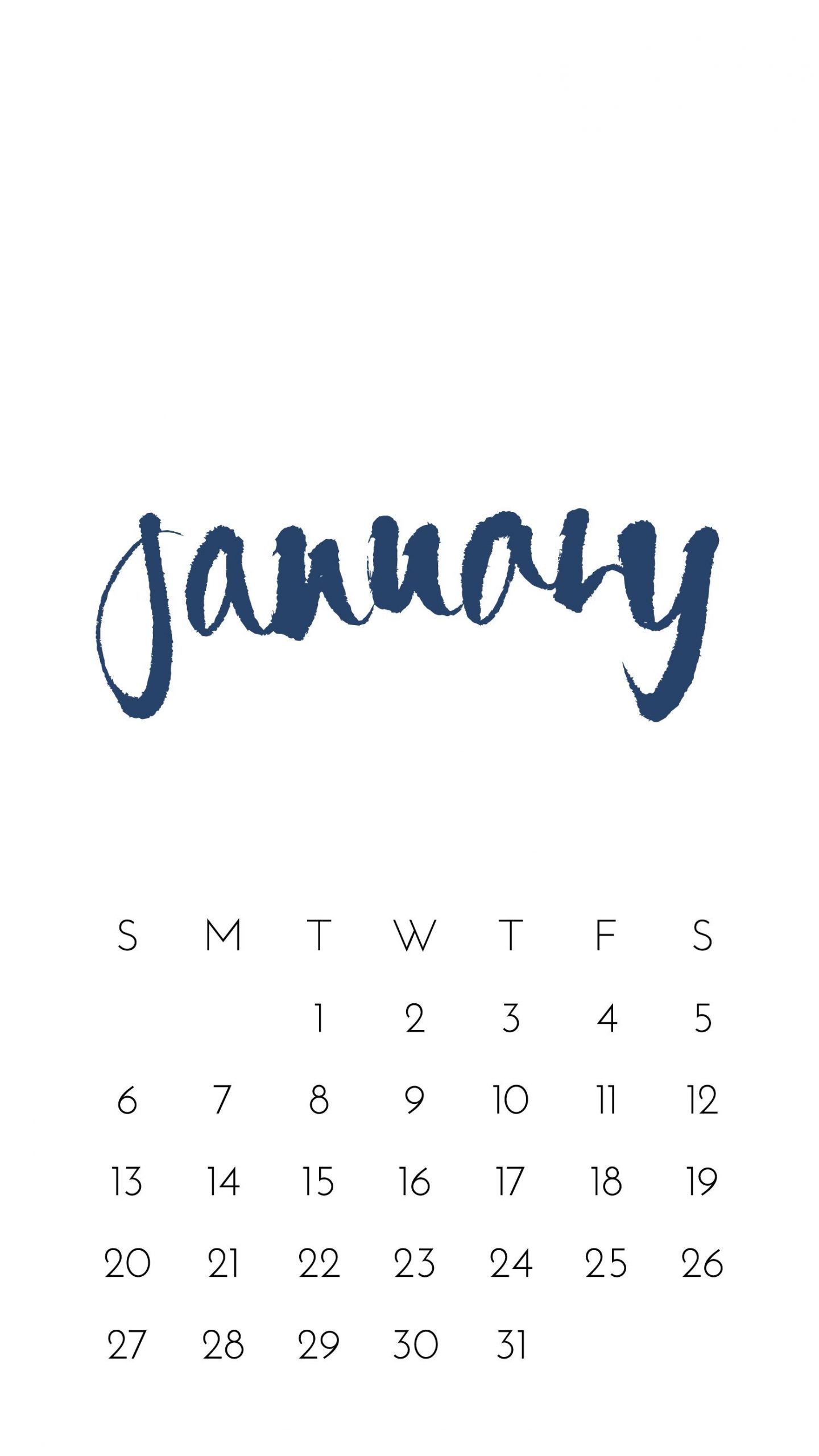 January Wallpapers And Habit Tracker From Paper Sushi