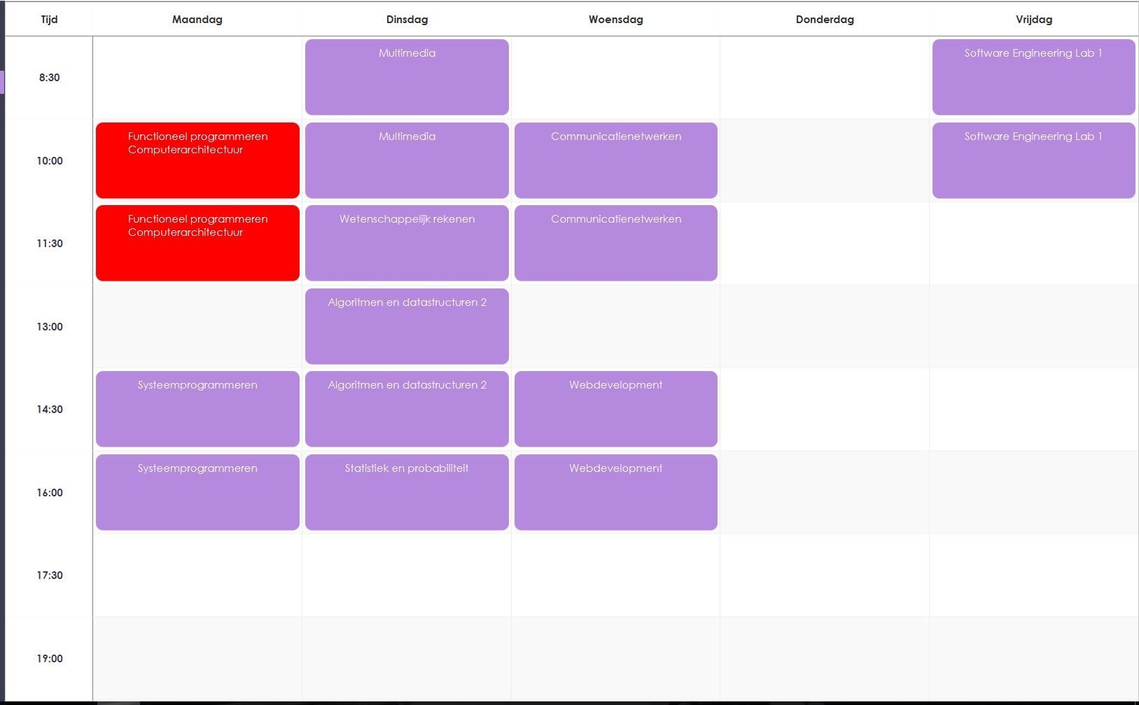 javafx: use a tableview as a calendar and fill it with