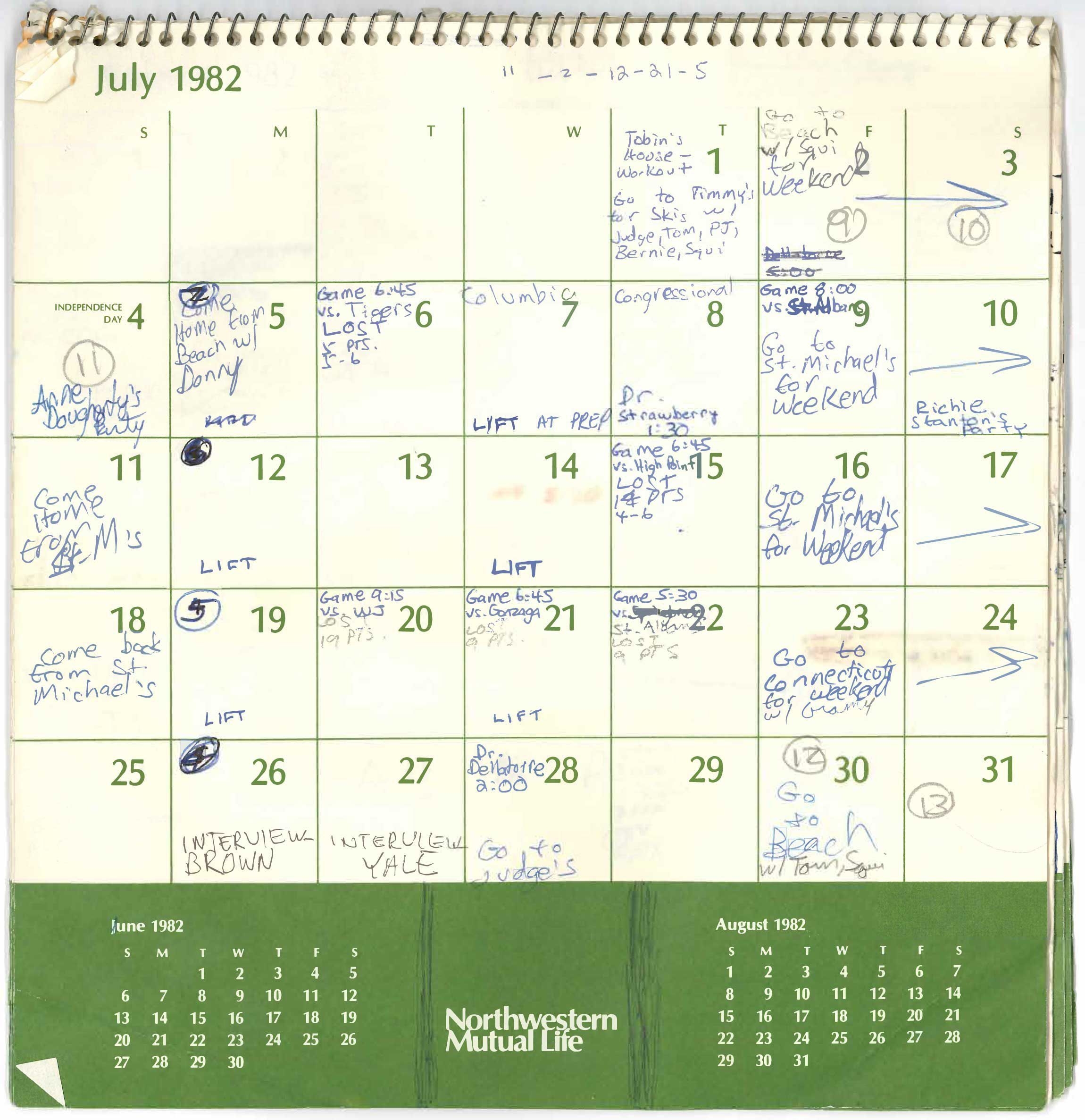 Kavanaugh Is Pressed On The Key July 1 Entry In His Calendar