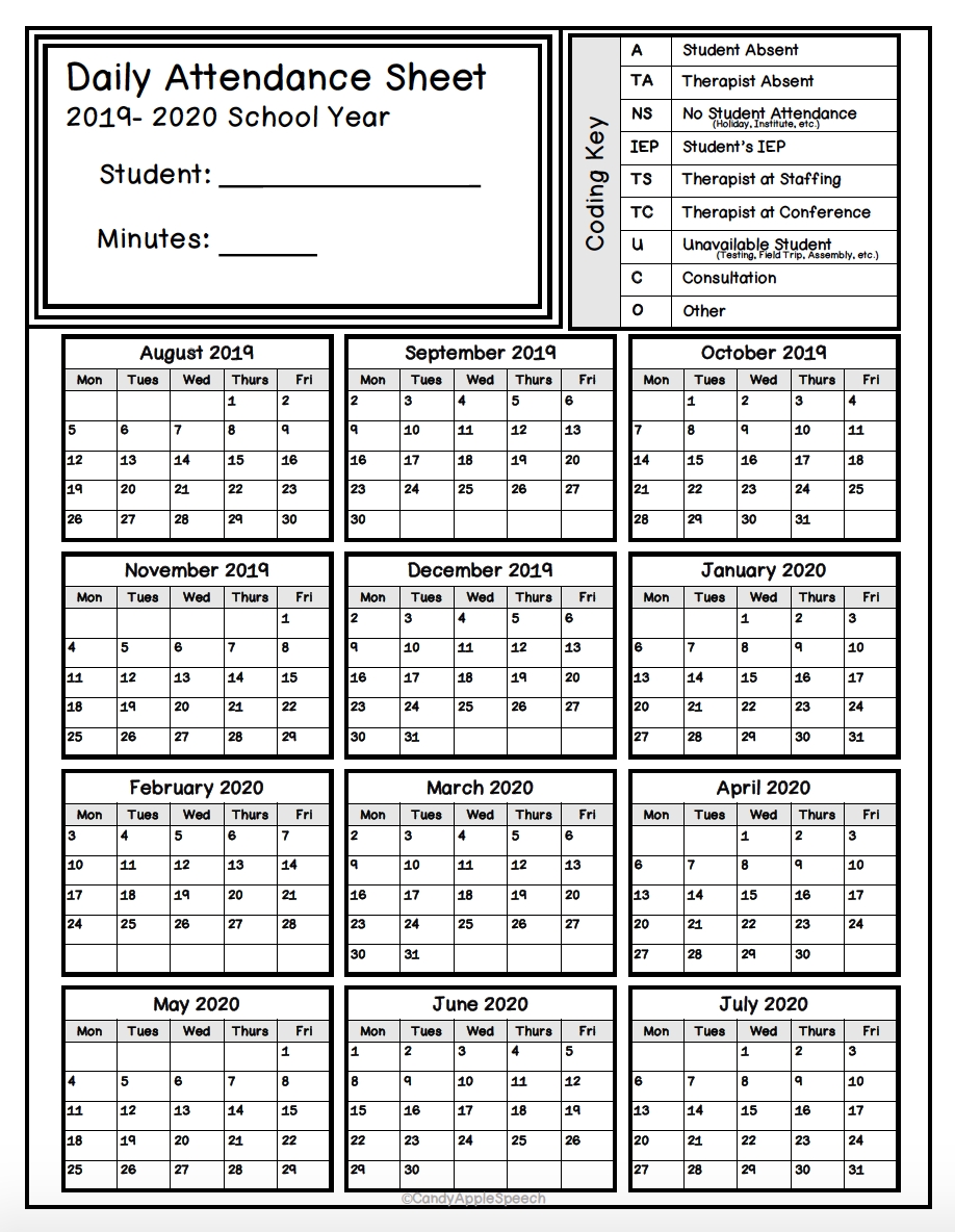 keep track of attendance with this simple form! | attendance