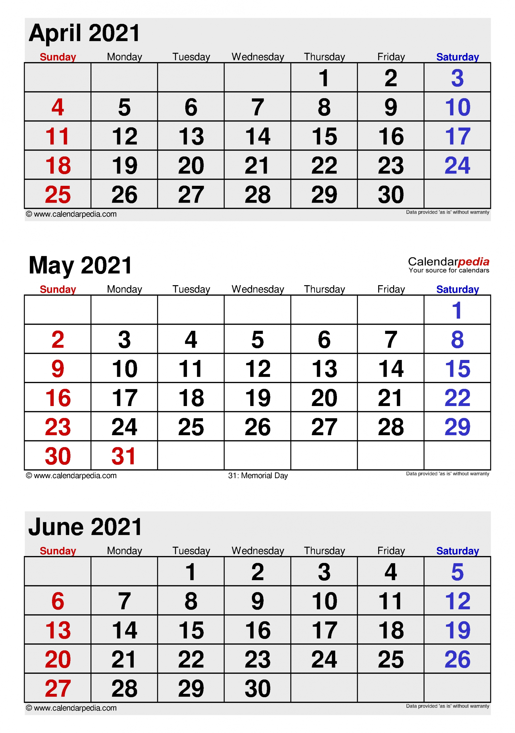 may 2021 calendar | templates for word, excel and pdf