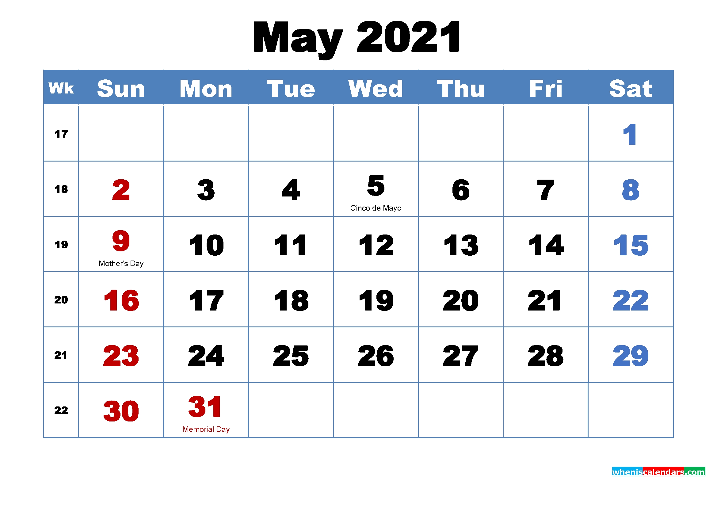 may 2021 desktop calendar free download – free printable