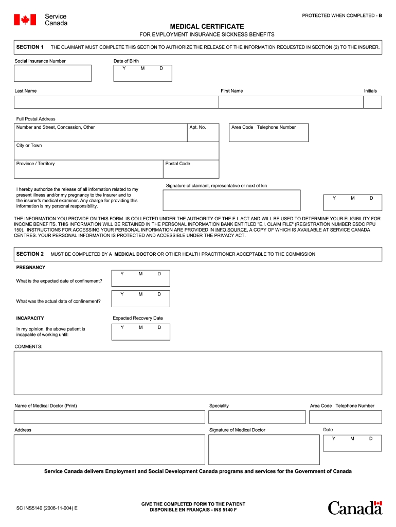Medical Certificate Ei Fill Online, Printable, Fillable