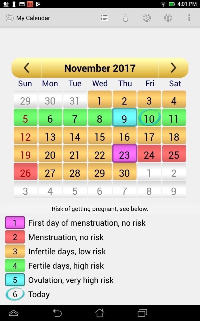 menstrual ovulation calendar for android apk download