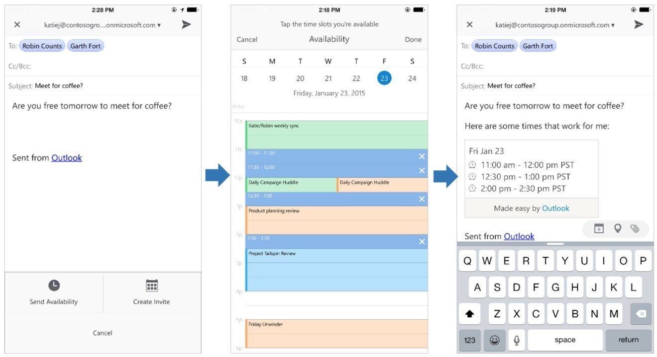 microsoft outlook debuts as free download for iphone, ipad