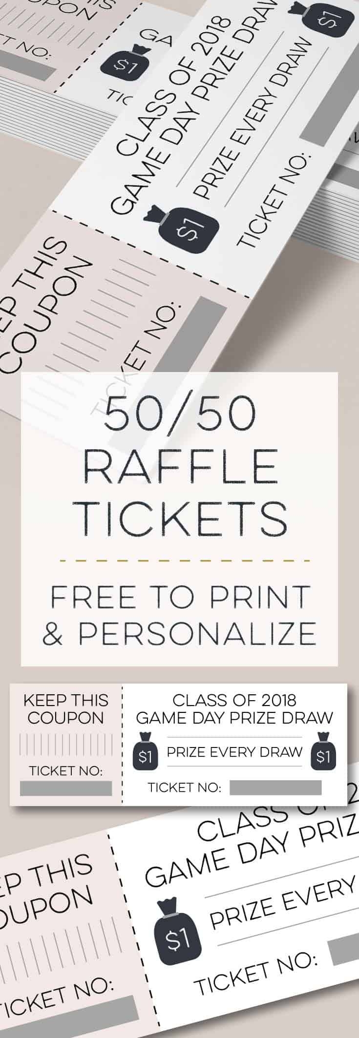 moneybags 50/50 raffle tickets free printables online