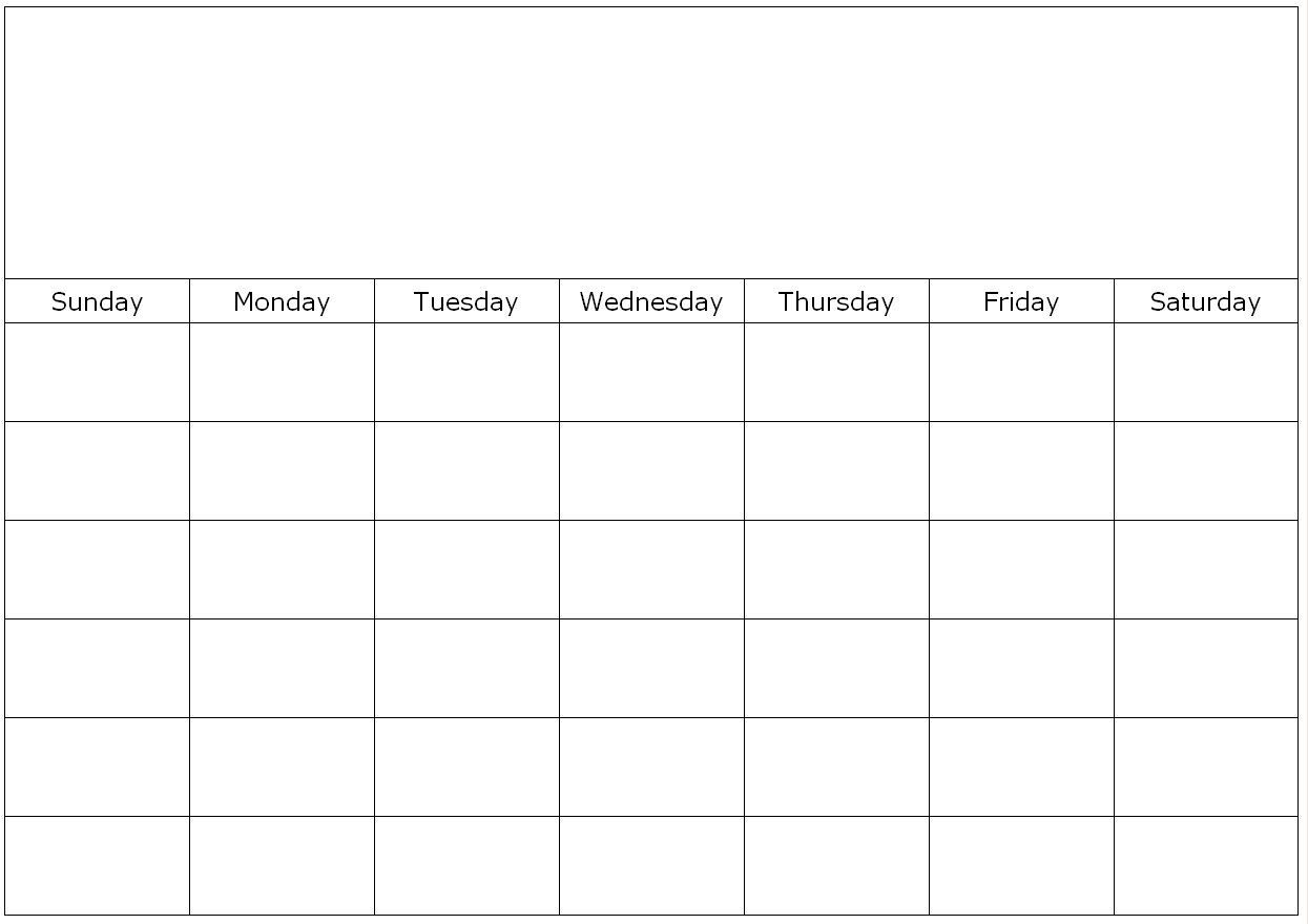 monthly blank calendar page get | blank calendar, blank