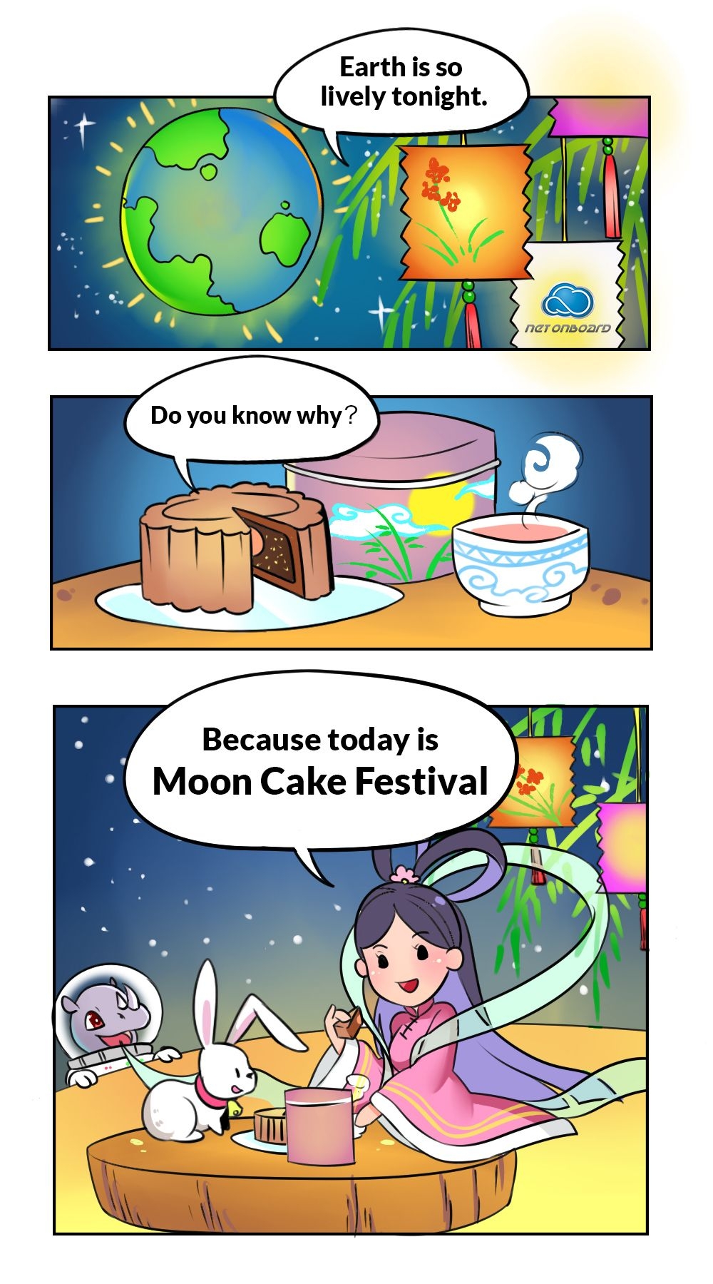 Moon Cake Festival Techonboard