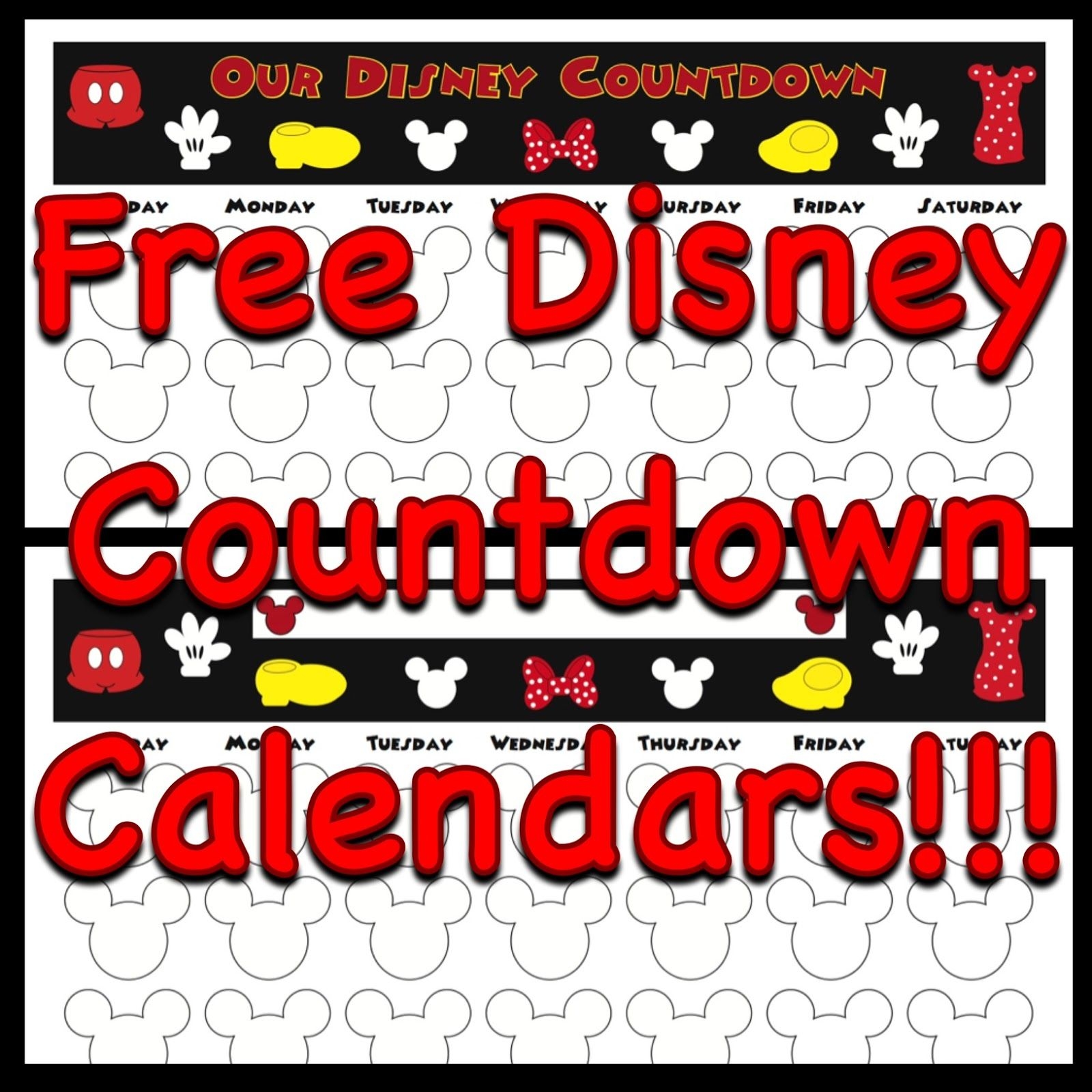 My Disney Life: Countdown Calendars