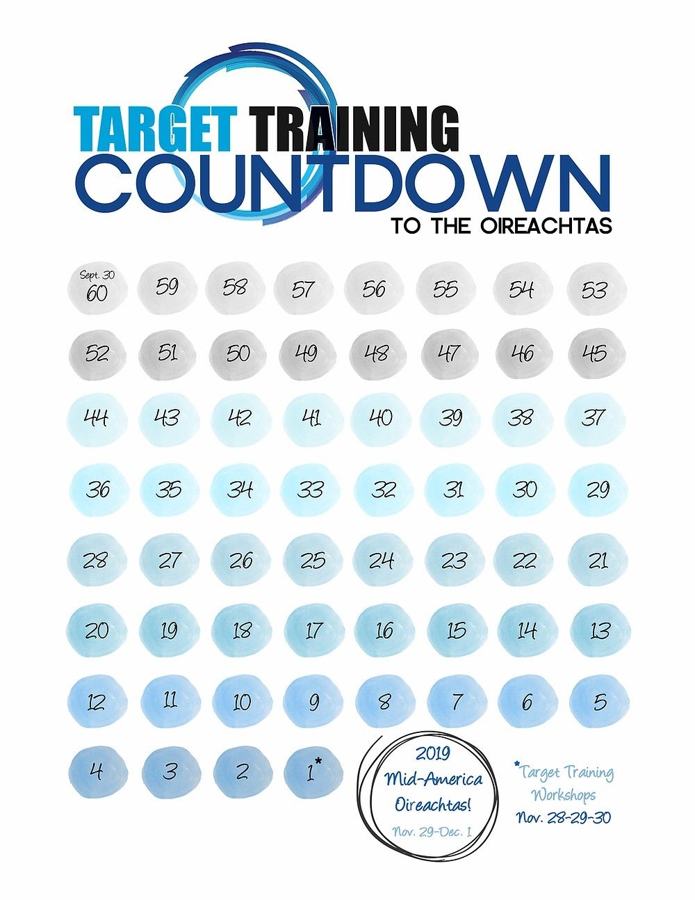 Free Countdown Calendar Printable