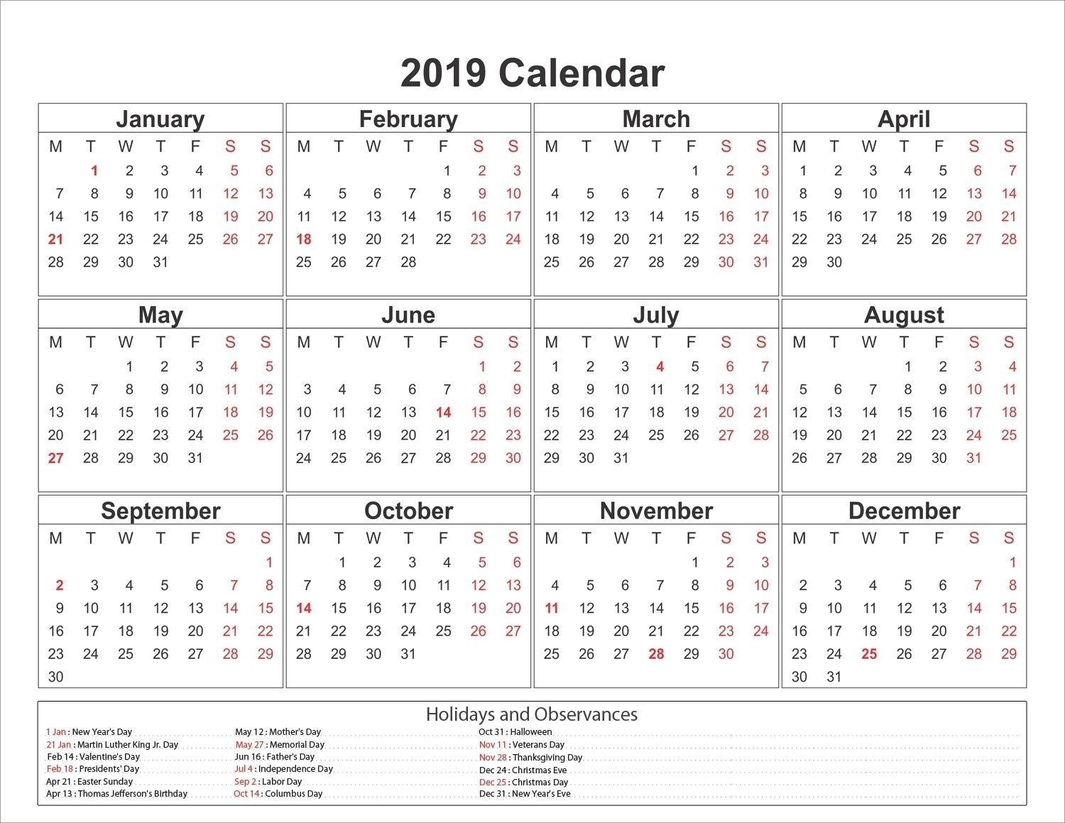 Pdf Blank Calendar Without Months In 2020 | Calendar