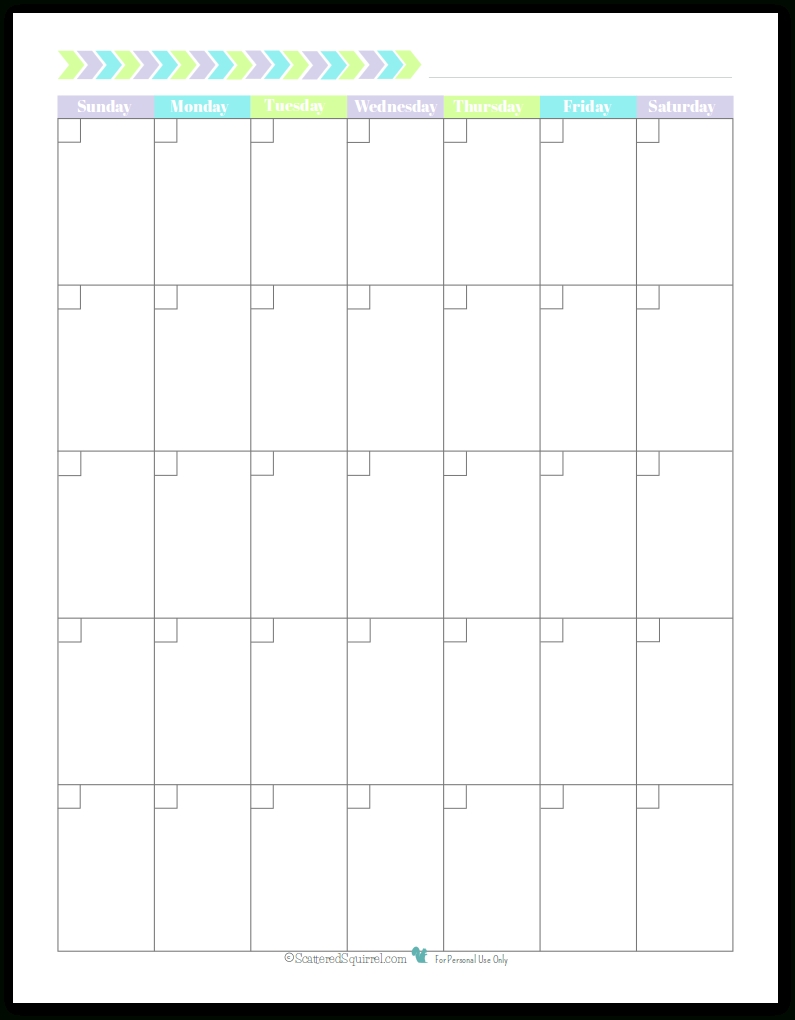 Personal Planner Free Printables | Monthly Calendar