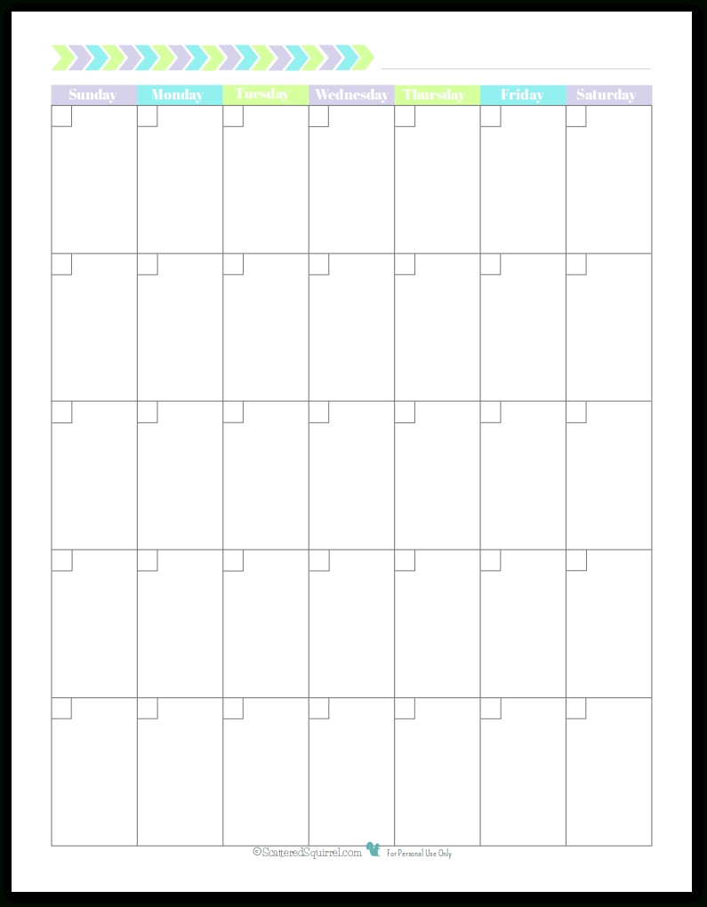 personal planner free printables | monthly calendar