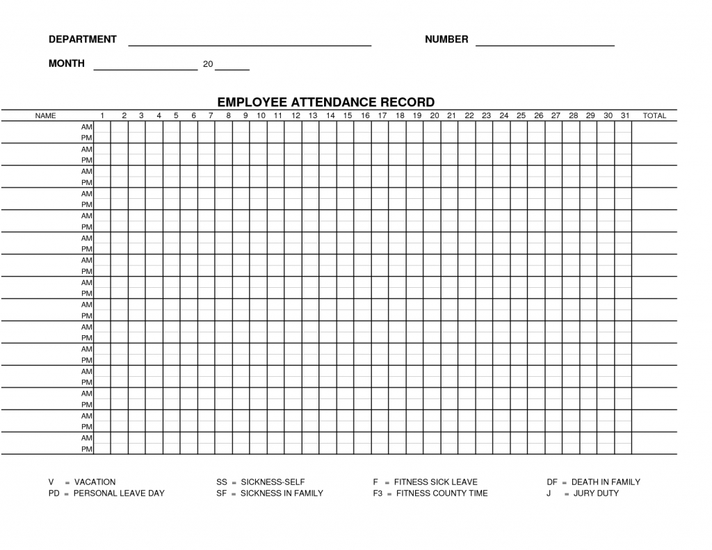 Printable April Calendar Template