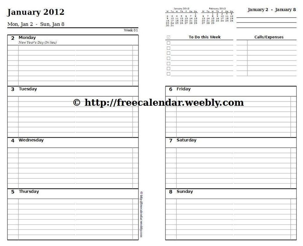 printable calendar 2012 free printable calendars