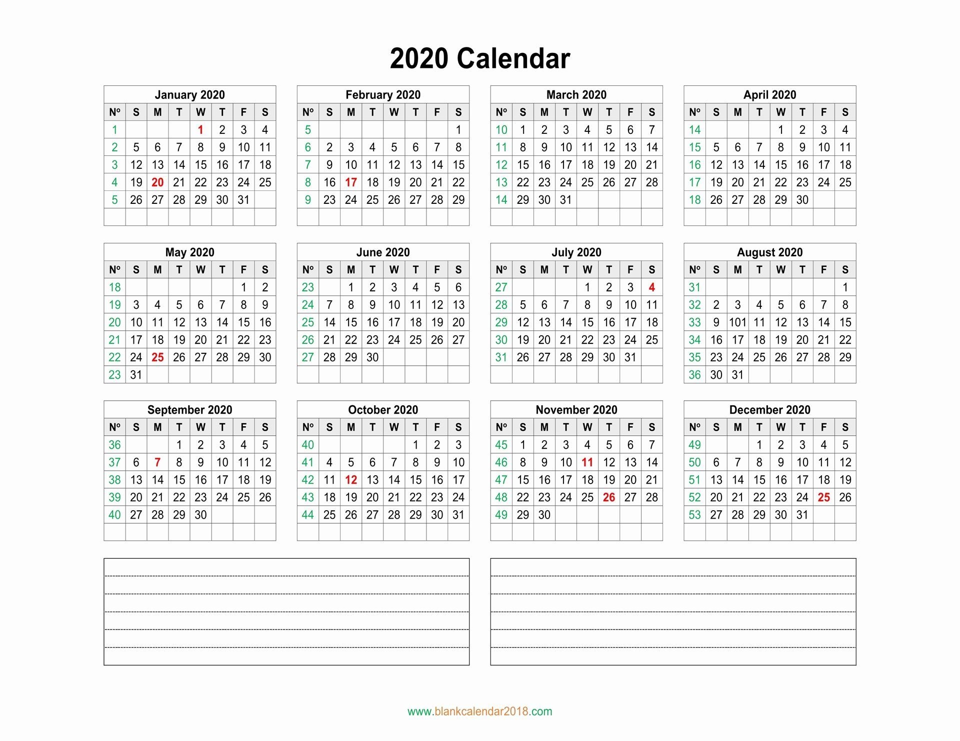 Printable Calendar Without Weekends In 2020 | 2020 Calendar