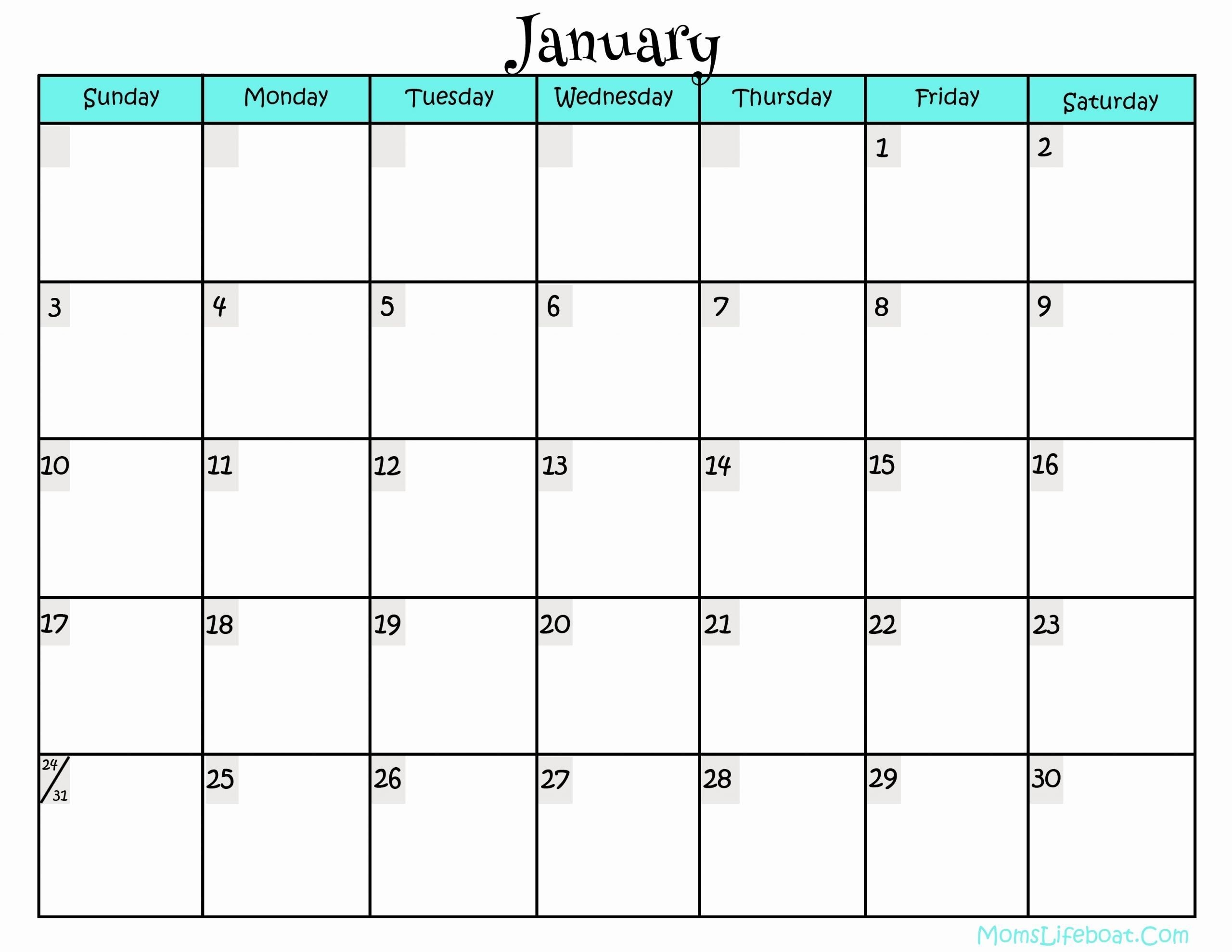 Printable Calendar You Can Type On In 2020 | Printable