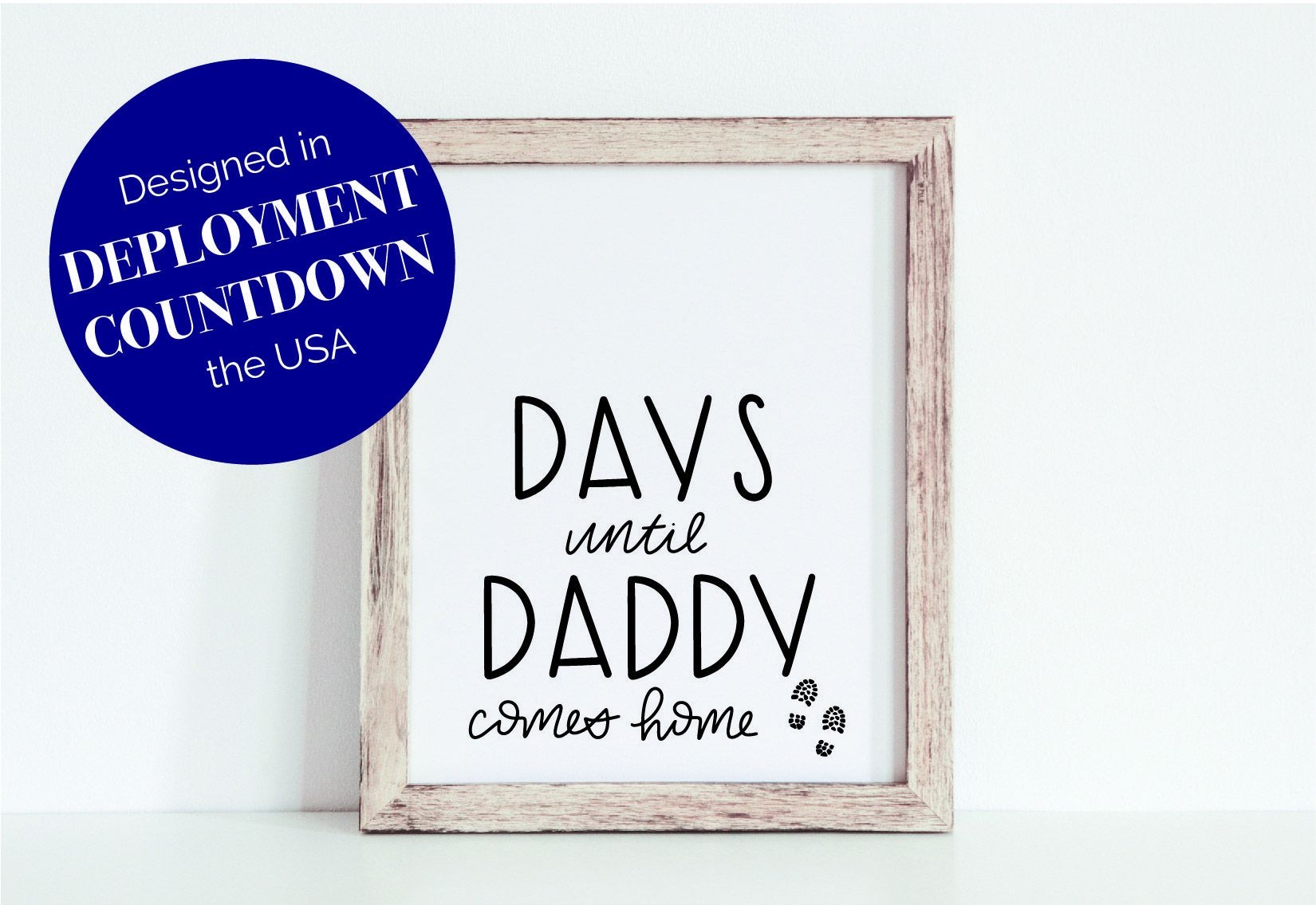 Printable Military Deployment Countdown Days Until Daddy