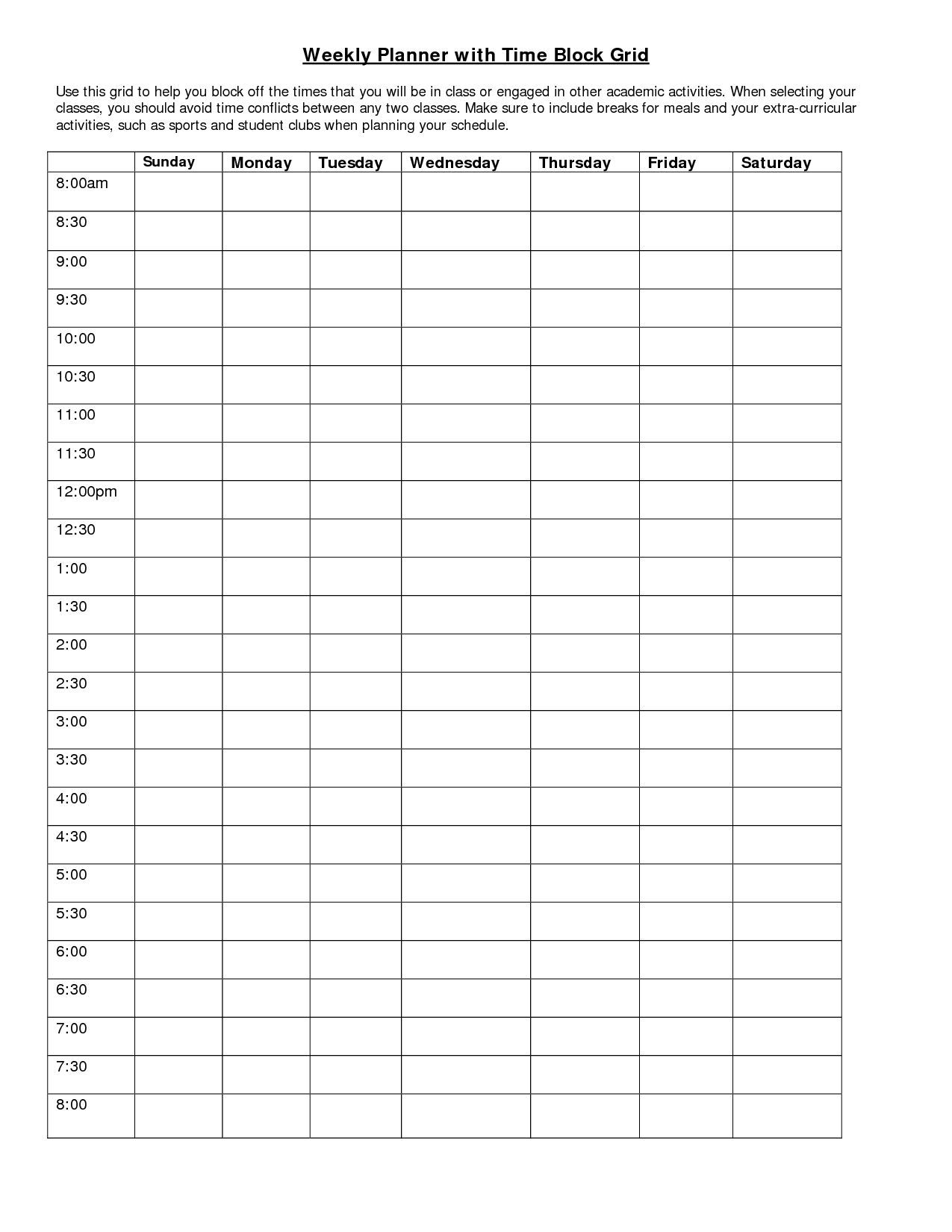 Remarkable 24 Hour 7 Day Template In 2020 | Weekly Planner