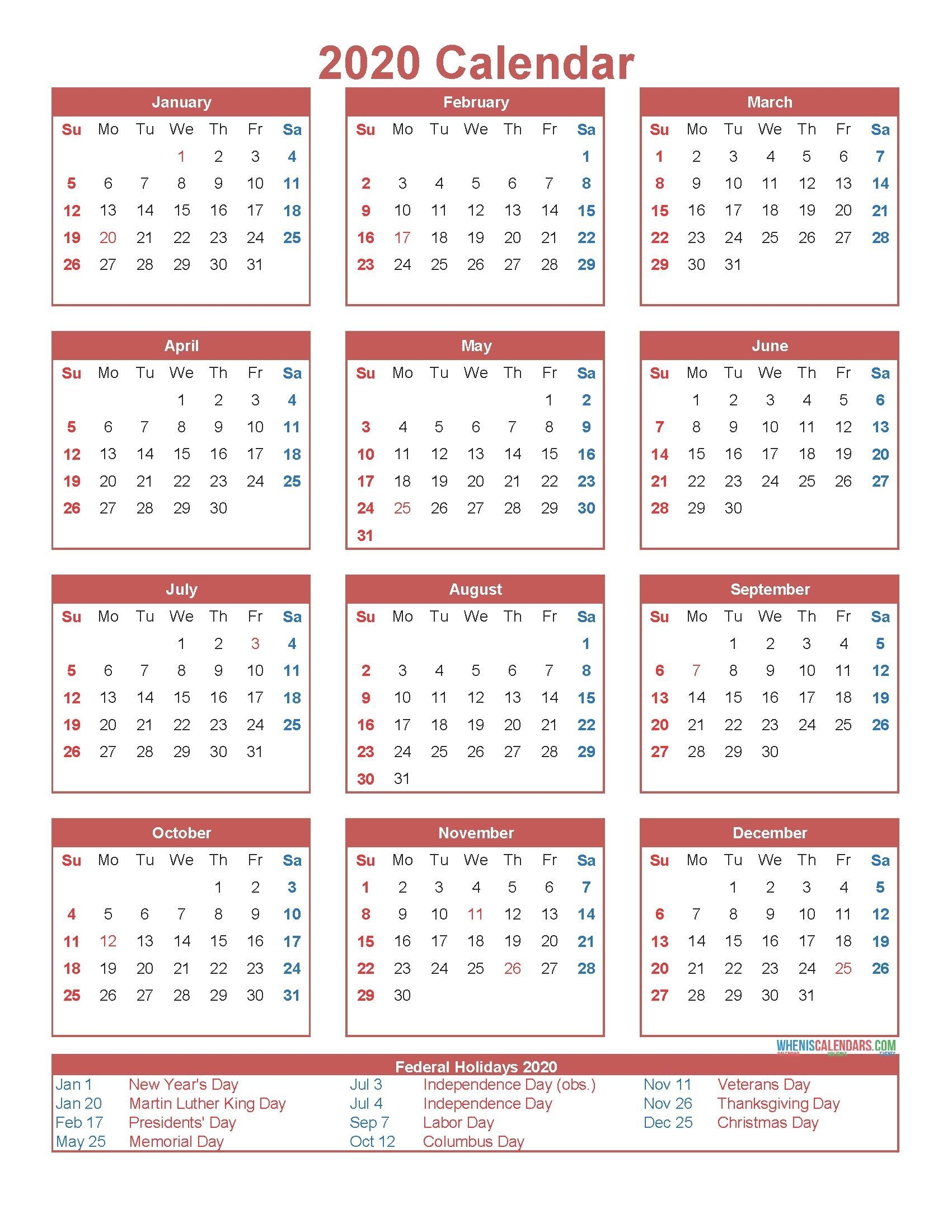 Remarkable 4 Month Calendar At A Glance To Print In 2020