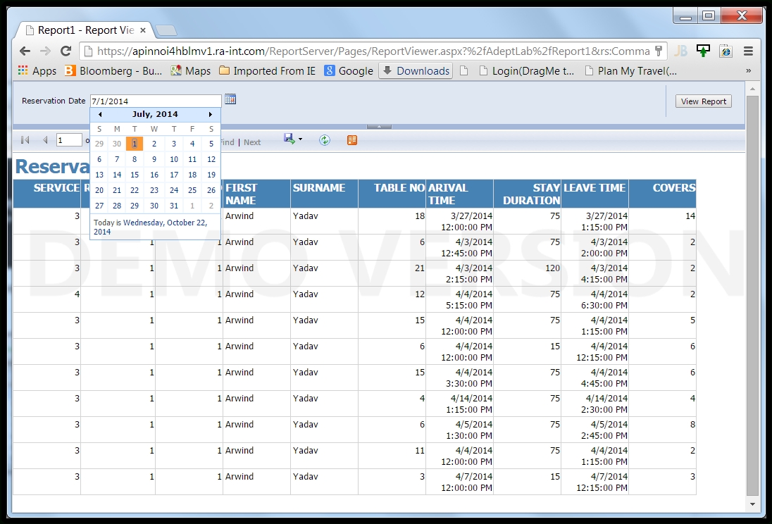 Resolve Sql Server Reporting Services Date Picker Control