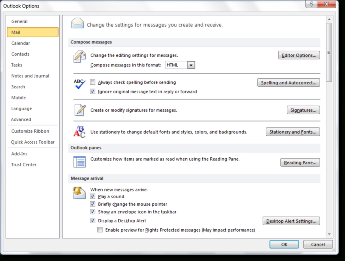 Restore Missing Envelope Icon Of Outlook In The Notification