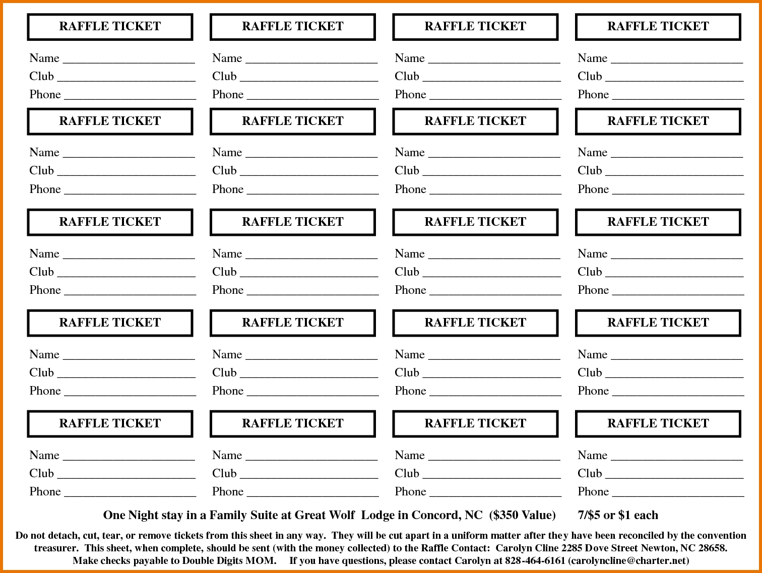 sample tickets template free printable blank tickets